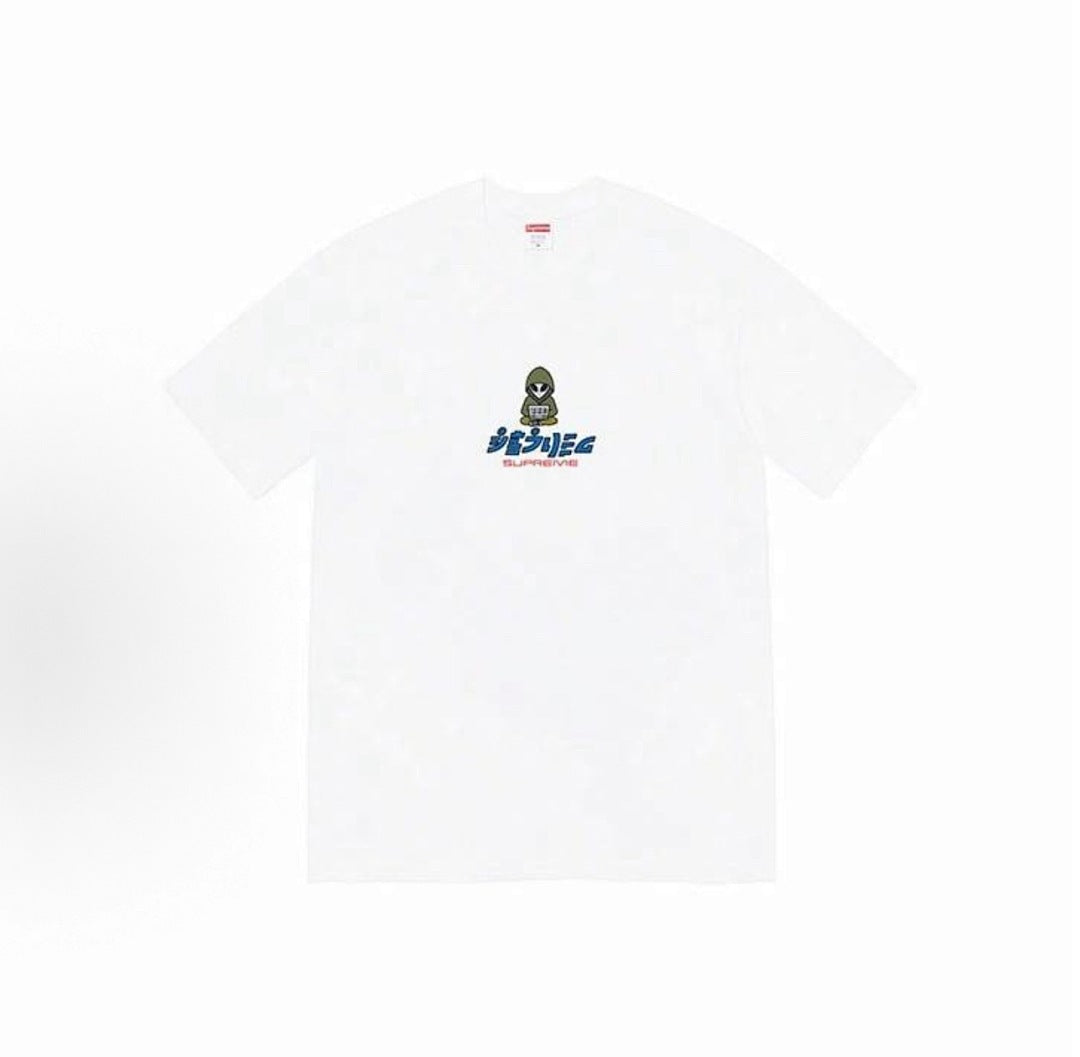 款号M355#p40💰 Supreme SS22 Week 8 Alien Tee 圆领套头外星人图案卡通印花舒适短袖美式潮流T恤 男女同款 宽松版型 采用260克精梳棉双纱 从面料到辅料全部三标 - view 5