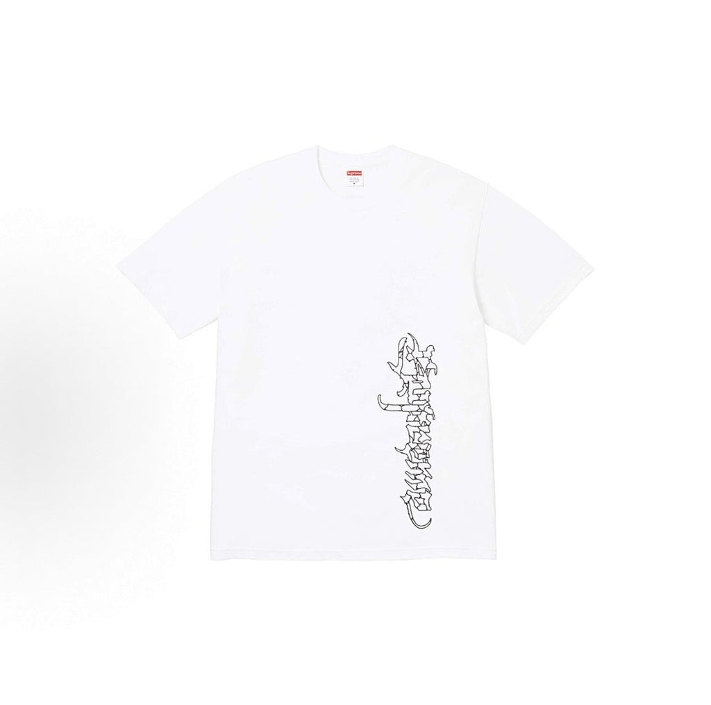 款号M356#p40💰 Supreme FW24 WEEK1 Satan Tee 背面艺术字logo印花短袖美式潮流T恤 男女同款 宽松版型 采用260克精梳棉双纱 从面料到辅料全部三标齐全跟足Z - view 2