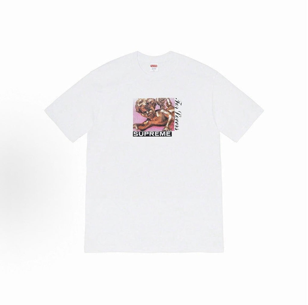 款号M358#p40💰 Supreme FW20系列 Week 1 Lovers Tee 丘比特卡通印花圆领短袖美式潮流T恤 男女同款 宽松版型 采用260克精梳棉双纱 从面料到辅料全部三标齐全跟 - view 5