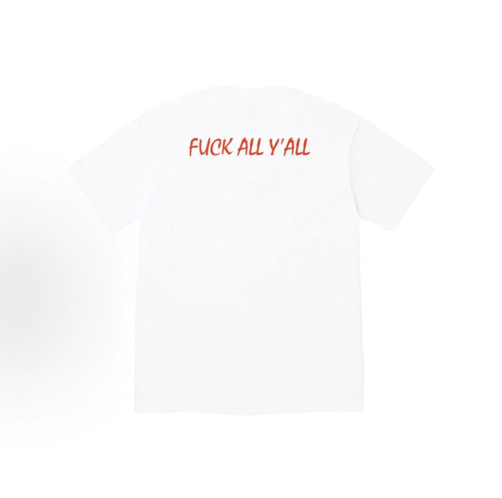 款号M316#p40💰 Supreme FW25 秋季T恤系列 WEEK7 Split Tee logo印花图案圆领短袖T恤 男女同款 宽松版型 采用260克精梳棉双纱 从面料到辅料全部三标齐全跟足 - view 9