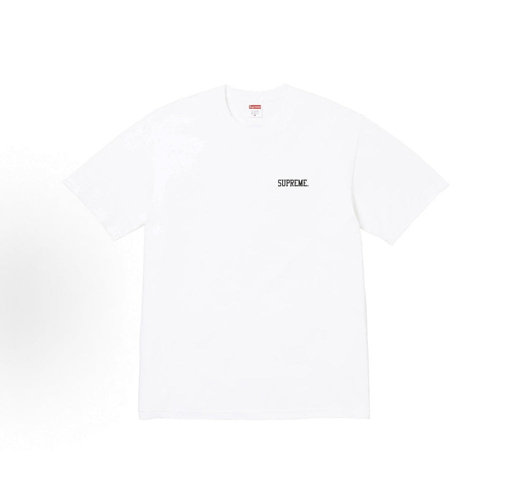 款号M366#p40💰 Supreme FW25 冬季T恤系列 Week17 Dash Snow Tee 圆领舒适背面人物印花短袖T恤 男女同款 宽松版型 采用260克精梳棉双纱 从面料到辅料全部 - view 4