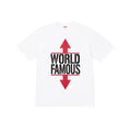款号M381#p40💰 （市场最高版本欢迎对比） Supreme SS26 WEEK1 World Famous Tee 经典迷彩字母短袖T恤 男女同款 宽松版型 采用260克双纱纯棉 圆筒 从面 - view 6