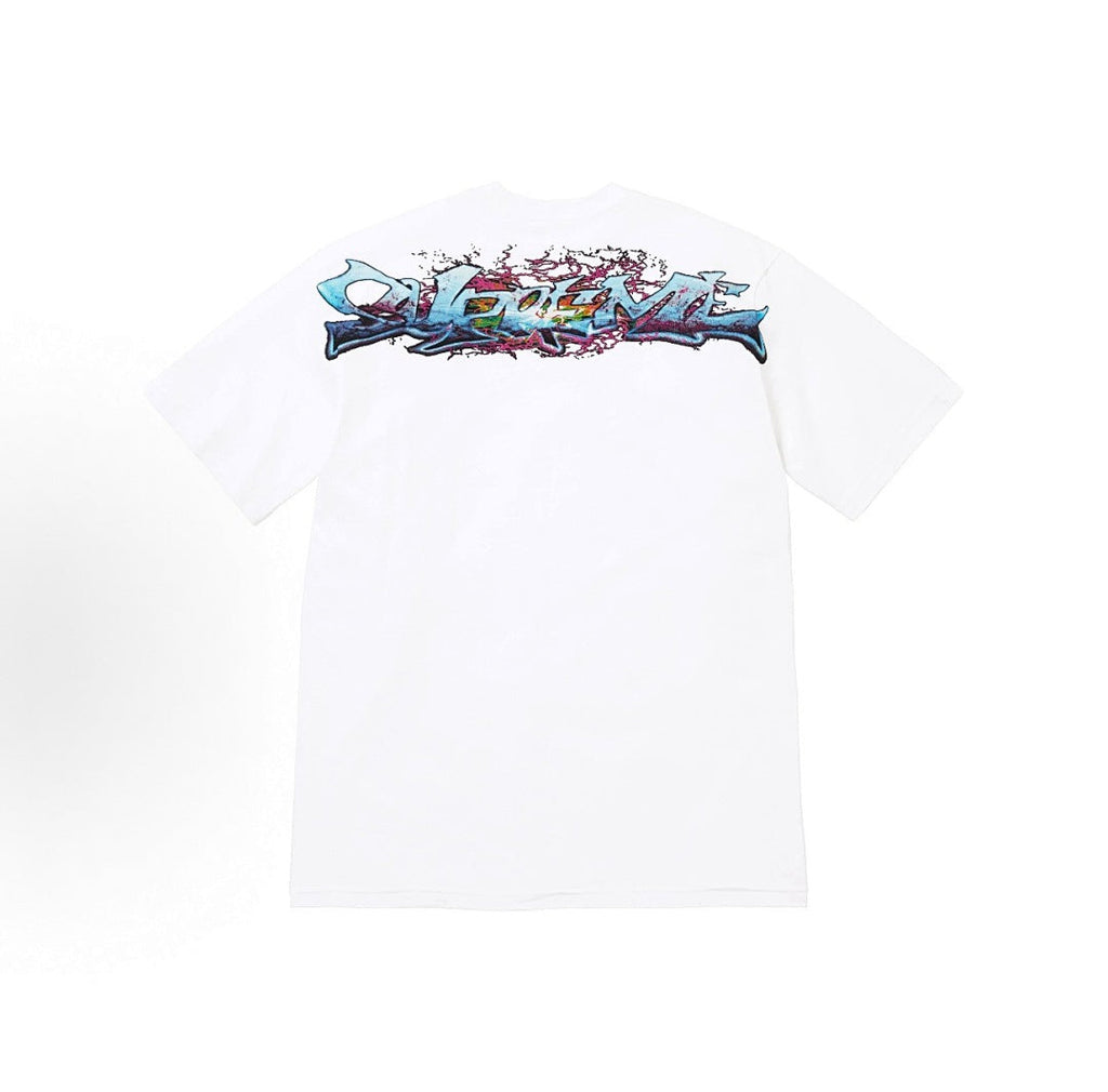 款号M407#p40💰 Supreme FW25 冬季T恤系列 Week17 Tag Tee 圆领套头正反logo印花短袖T恤 男女同款 宽松版型 采用260克双纱纯棉 圆筒 从面料到辅料全部三标 - view 1