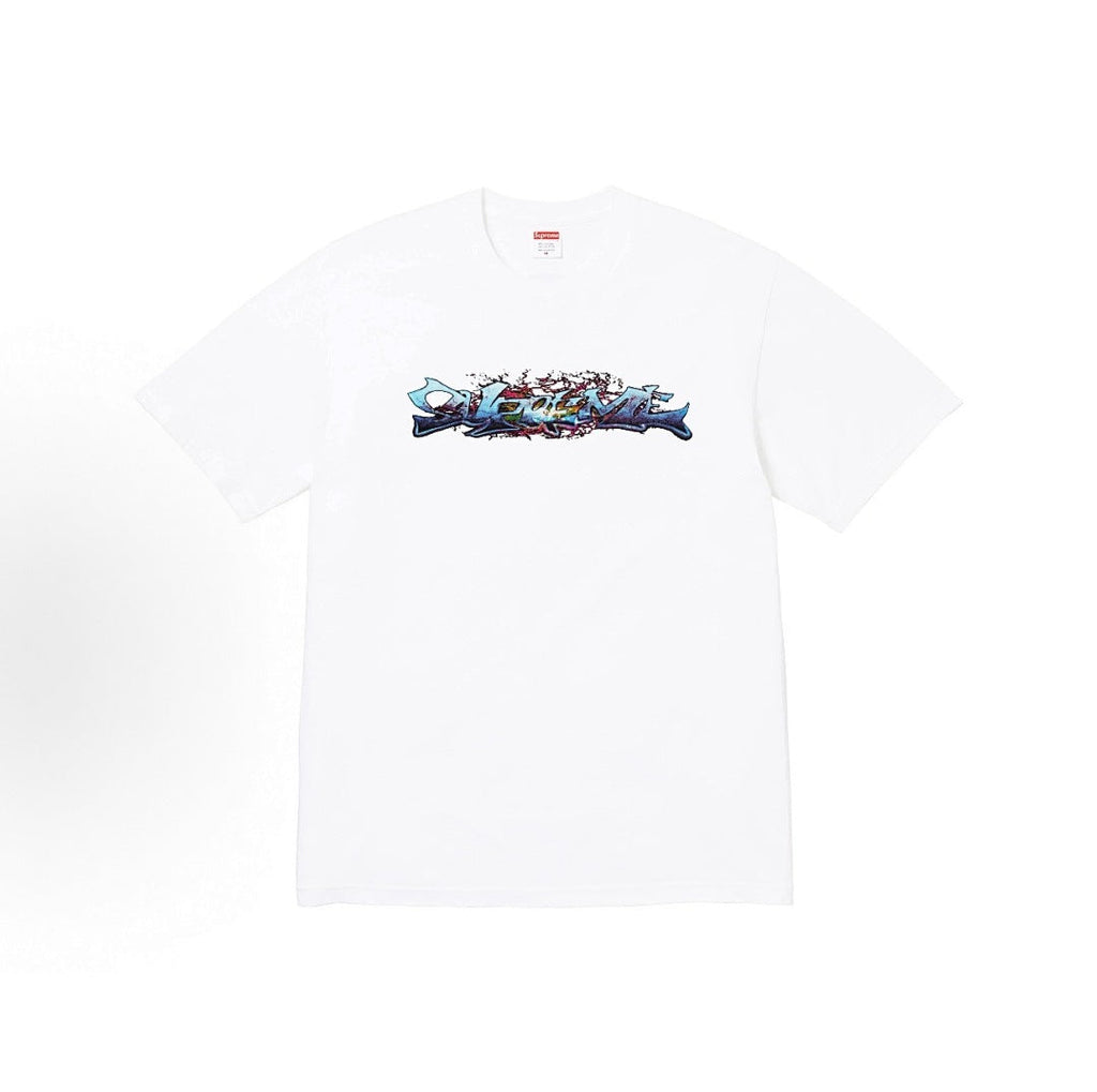 款号M407#p40💰 Supreme FW25 冬季T恤系列 Week17 Tag Tee 圆领套头正反logo印花短袖T恤 男女同款 宽松版型 采用260克双纱纯棉 圆筒 从面料到辅料全部三标 - view 4