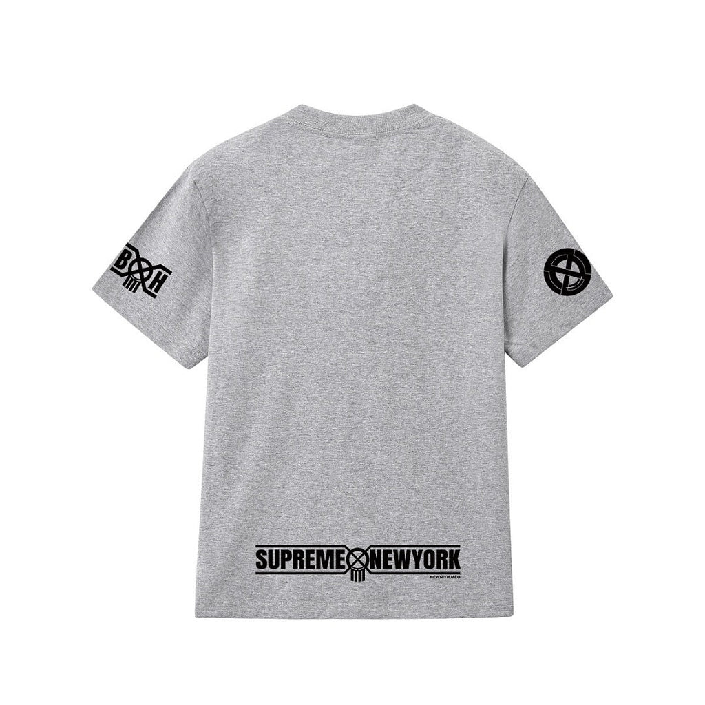 款号M413#p40💰 Supreme x BOUNTY HUNTER 联名款 FW23 WEEK6 SKULLS TEE 骷髅头印花圆领短袖美式潮流T恤 男女同款 宽松版型 采用260克双纱纯棉 - view 7