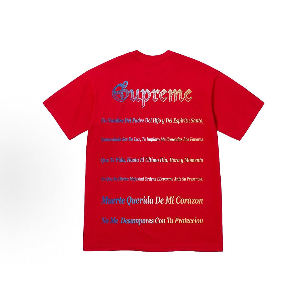 款号M414#p40💰 Supreme SS26 春季限定T恤系列 WEEK7 Grim Reaper Tee 美式街头风死神印花图案时尚短袖T恤 男女同款 宽松版型 采用260克双纱纯棉 圆筒 - view 3