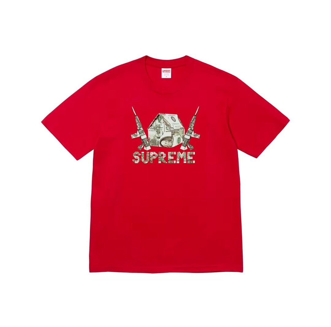 款号M415#p40💰 Supreme SS26 WEEK7 Origami Tee 春季限定T恤系列 潮流百搭折纸印花图案休闲短袖T恤 男女同款 宽松版型 采用260克双纱纯棉 圆筒 从面料到 - view 3