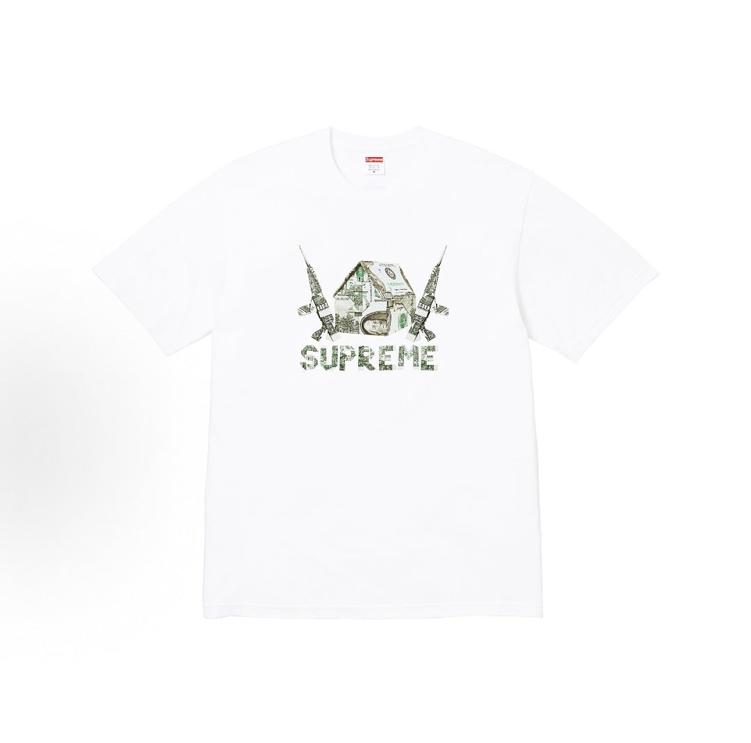 款号M415#p40💰 Supreme SS26 WEEK7 Origami Tee 春季限定T恤系列 潮流百搭折纸印花图案休闲短袖T恤 男女同款 宽松版型 采用260克双纱纯棉 圆筒 从面料到 - view 4