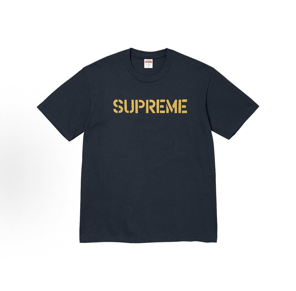 款号M420#p40💰 Supreme SS26 WEEK7 Hard Tee 春季限定T恤系列 做旧风字母印花图案圆领时尚休闲短袖T恤 男女同款 宽松版型 采用260克双纱纯棉 圆筒 从面料到辅 - view 1
