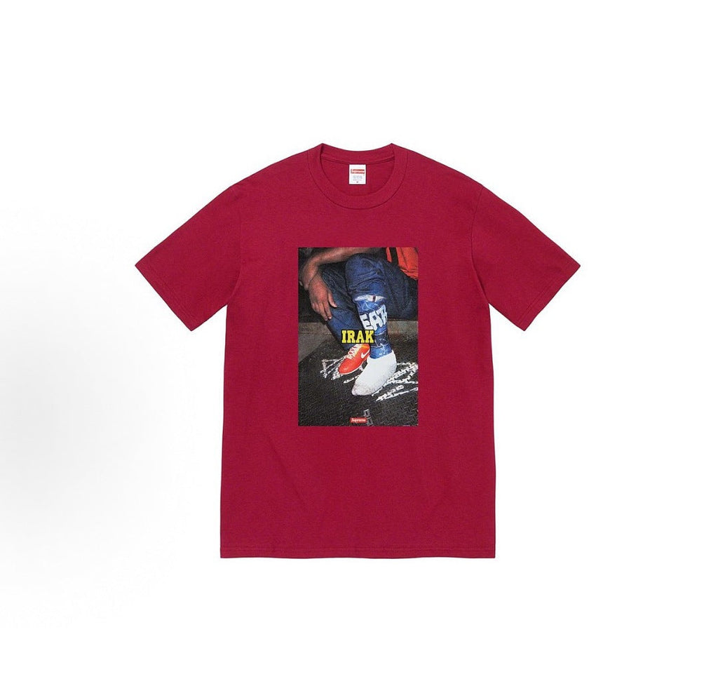 款号M436#p40💰 Supreme FW22 Week 5 Irak Cast Tee 照片印花圆领套头短袖美式潮流T恤 男款 宽松版型 采用260克双纱纯棉 圆筒 从面料到辅料全部三标齐全跟 - view 4