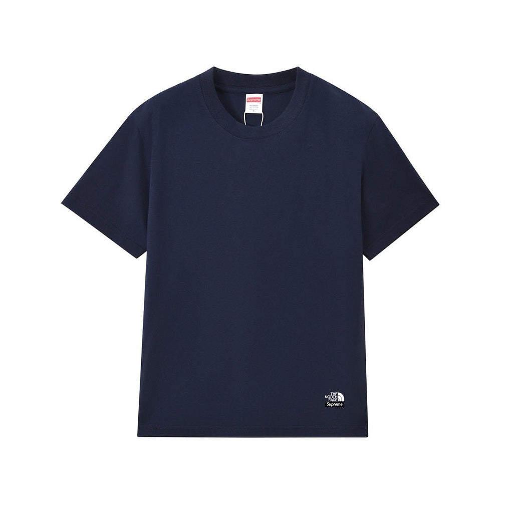 款号M447#p40💰 Supreme × 北面/THE NORTH FACE The North Face 联名款 休闲百搭圆领美式潮流短袖 T恤 男女同款 宽松版型 采用260克双纱纯棉 圆筒 - view 2