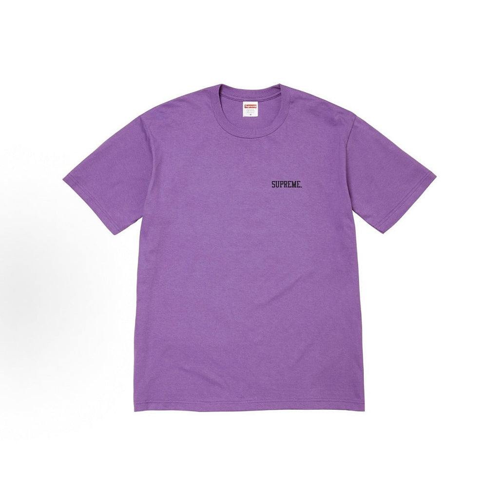 款号M450#p40💰 Supreme × Mike Kelley 联名款 SS26 WEEK8 Banner Tee 背面骷髅三叶草印花短袖T恤 男女同款 宽松版型 采用260克双纱纯棉 圆筒 - view 4