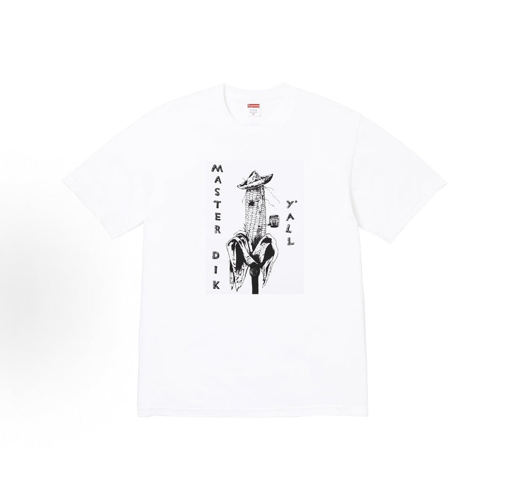 款号M451#p40💰 Supreme × Mike Kelley 联名款 SS26 WEEK8 Tee 经典玉米人印花宽松落肩短袖T恤 男女同款 宽松版型 采用260克双纱纯棉 圆筒 从面料到辅 - view 4