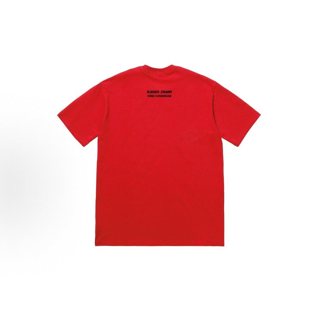 款号M461#p40💰 Supreme FW18 Chris Cunningham Chihuahua Tee Red 美式潮流吉娃娃短袖T恤 男女同款 宽松版型 采用260克双纱纯棉 圆 - view 1